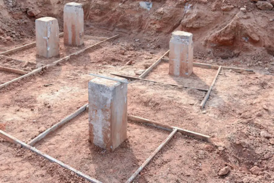 Slab Pier Installation In Camp Swift, TX